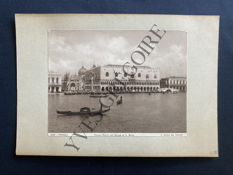 VENISE-PHOTOGRAPHIE STUDIO NAYA-VERS 1890. 