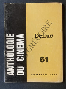 ANTHOLOGIE DU CINEMA-N°61-JANVIER 1971-DELLUC
