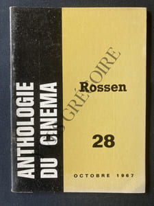 ANTHOLOGIE DU CINEMA-N°28-OCTOBRE 1967-ROBERT ROSSEN