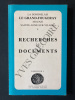 RECHERCHES ET DOCUMENTS-FASCICULE I-LA DOMINELAIS-LE GRAND-FOUGERAY-MOUAIS-SAINTE-ANNE-SUR-VILAINE. ARCHEPEL-HOUSSIN-LEBIGRE-SCHWERER-TREMOUREUX