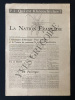LA NATION FRANCAISE-N°102-18 SEPTEMBRE 1957. 