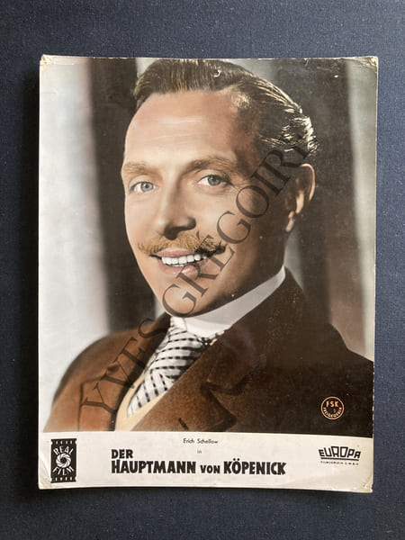 ERICH SCHELLOW-PHOTOGRAPHIE DER HAUPTMANN VON KOPENICK. 