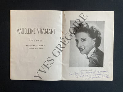 MA COUSINE DE VARSOVIE-PROGRAMME THEATRE DE PARIS