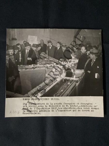 PHOTO DE PRESSE EXPOSITION 1937. 