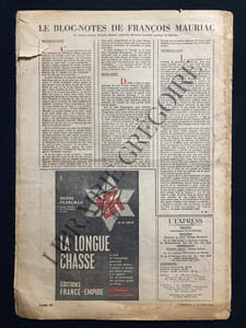 L'EXPRESS-N°512-6 AVRIL 1961-CLARK GABLE