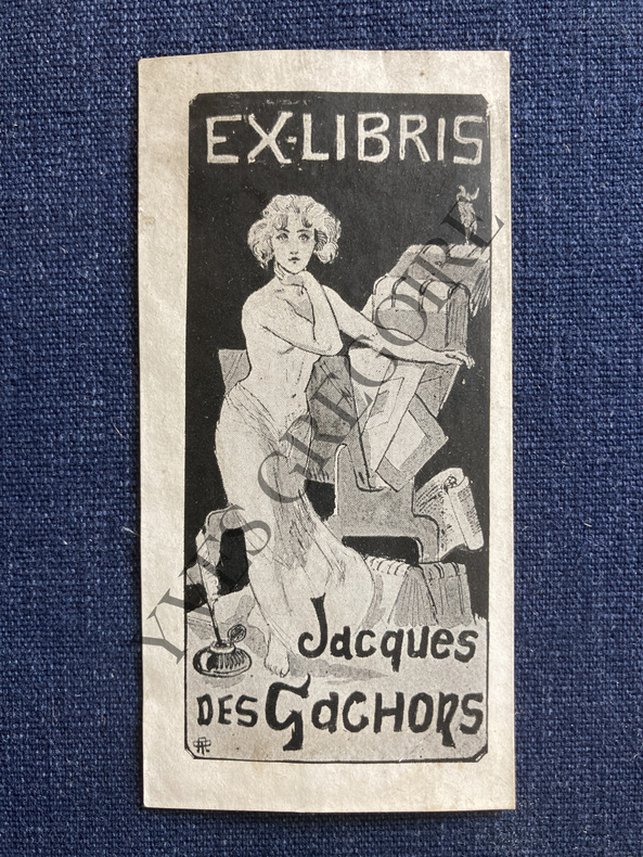 EX LIBRIS JACQUES DES GACHONS. 