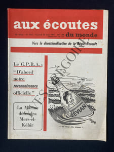 AUX ECOUTES DU MONDE-N°1914-24 MARS 1961