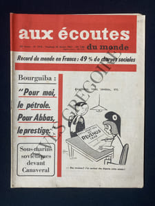 AUX ECOUTES DU MONDE-N°1910-24 FEVRIER 1961