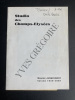 PROGRAMME STUDIO DES CHAMPS-ELYSEES ONCLE VANIA DE A. TCHEKOV. 
