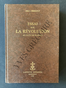 ESSAI SUR LA REVOLUTION AU PAYS DE RENNES