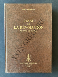 ESSAI SUR LA REVOLUTION AU PAYS DE RENNES