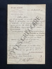 LETTRE DE GEORGE WAGUE A DIGNIMONT. 