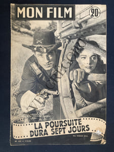 MON FILM-N°432-1 DECEMBRE 1954-LA POURSUITE DURA SEPT JOURS