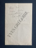 2 LETTRES AUTOGRAPHES D'ALICE COCEA A ANDRE DIGNIMONT. ALICE COCEA