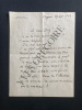 LETTRE DE MARCEL PAGNOL A ANDRE DIGNIMONT. 