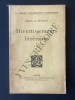 DIVERTISSEMENTS LITTERAIRES 3EME SERIE. GASTON LE REVEREND