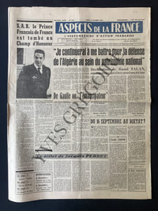 ASPECTS DE LA FRANCE-N°631-13 OCTOBRE 1960