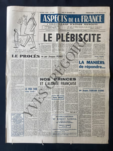 ASPECTS DE LA FRANCE-N°638-1 DECEMBRE 1960