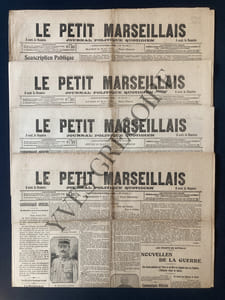 LE PETIT MARSEILLAIS-19 JOURNAUX-MAI 1915