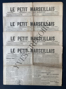 LE PETIT MARSEILLAIS-19 JOURNAUX-MAI 1915