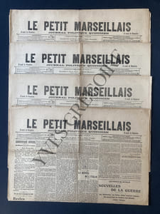 LE PETIT MARSEILLAIS-19 JOURNAUX-MAI 1915