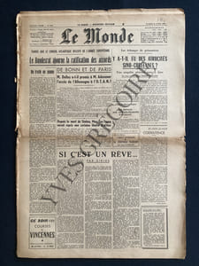 LE MONDE-N°2566-SAMEDI 25 AVRIL 1953