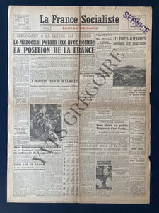 LA FRANCE SOCIALISTE-N°341-LUNDI 14 DECEMBRE 1942