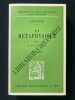 LA METAPHYSIQUE-TOME 1. ARISTOTE