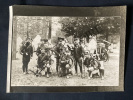 PHOTOGRAPHIE-GROUPE DE SOLDATS AVEC BICYCLETTE. 