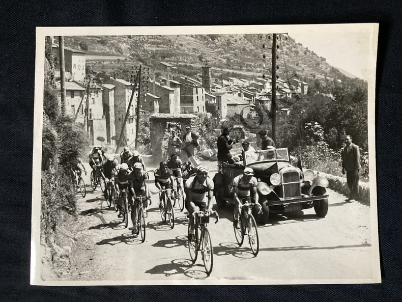 PHOTOGRAPHIE-TOUR DE FRANCE-1934. 
