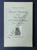 MOZART,HOLDERLIN suivi de DON JUAN OU LE MYTHE DU THEATRE. MICHEL TAMISIER