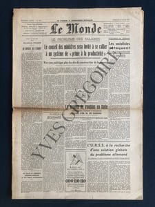 LE MONDE-N°1603-MERCREDI 22 MARS 1950