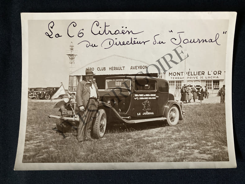 LA C6 CITROEN DU DIRECTEUR DU JOURNAL. 
