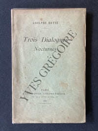 TROIS DIALOGUES NOCTURNES