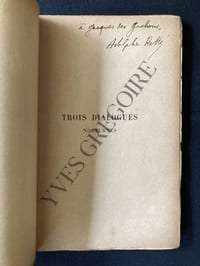 TROIS DIALOGUES NOCTURNES
