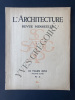 L'ARCHITECTURE-N°3-15 MARS 1935. 