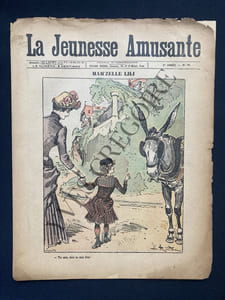 LA JEUNESSE AMUSANTE-N°60-1899-"MAM'ZELLE LILI"-PAR ROBIDA