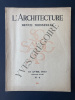 L'ARCHITECTURE-N°4-15 AVRIL 1935. 