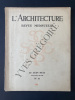 L'ARCHITECTURE-N°6-15 JUIN 1935. 