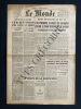 LE MONDE-N°2436-MARDI 25 NOVEMBRE 1952. 