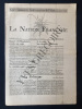 LA NATION FRANCAISE-N°101-11 SEPTEMBRE 1957. 