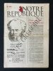 NOTRE REPUBLIQUE-N°240-VENDREDI 25 NOVEMBRE 1966. 