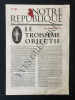 NOTRE REPUBLIQUE-N°229-VENDREDI 9 SEPTEMBRE 1966. 