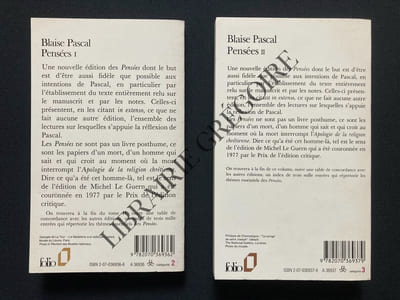 PENSEES I ET II