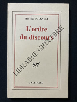 L'ORDRE DU DISCOURS. MICHEL FOUCAULT