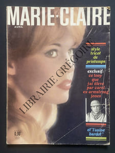 MARIE-CLAIRE-N°78-AVRIL 1961-BRIGITTE BARDOT