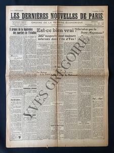 LES DERNIERES NOUVELLES DE PARIS-N°65-VENDREDI 23 AOUT 1940