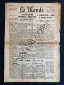 LE MONDE-N°2674-MARDI 1 SEPTEMBRE 1953