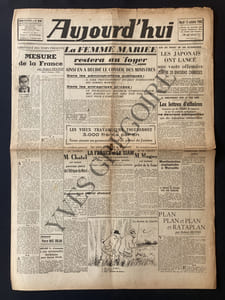 AUJOURD'HUI-N°36-MARDI 15 OCTOBRE 1940