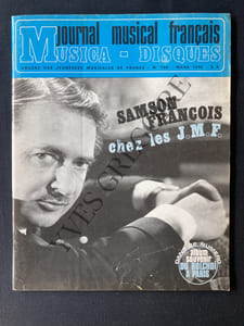 JOURNAL MUSICAL FRANCAIS-N°190-MARS 1970